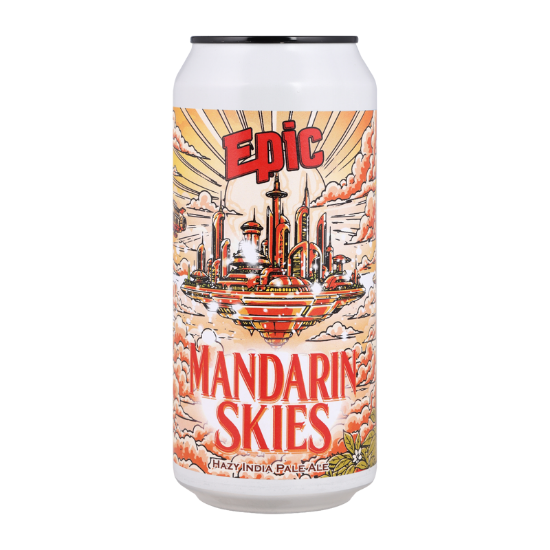 Picture of Epic Mandarin Skies Hazy IPA Can 440ml