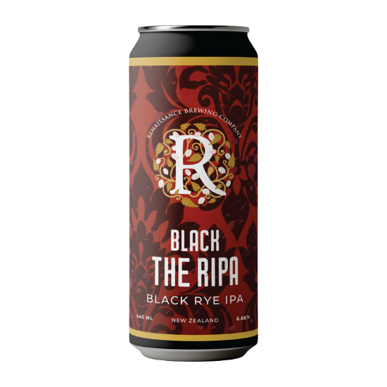 Picture of Renaissance Black the Ripa Black Rye IPA Can 440ml