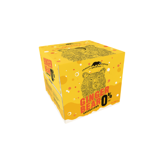 Picture of Crimson Badger Brewing Ginger Bear 0% Cans 4x330ml