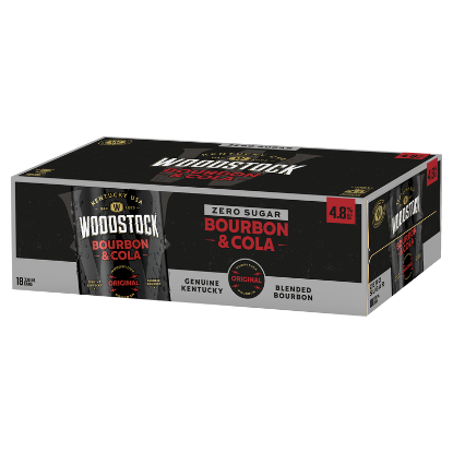 Picture of Woodstock & Zero Sugar Cola 4.8% Cans 18x330ml