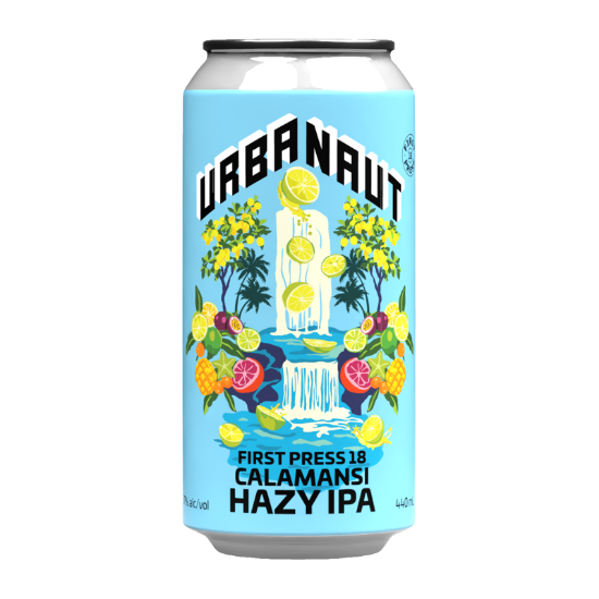 Picture of Urbanaut First Press Calamansi Hazy IPA Can 440ml