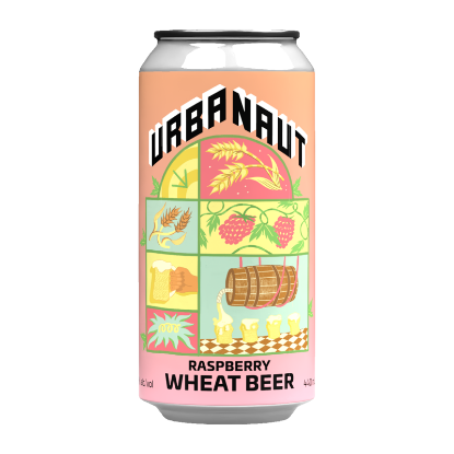 Picture of Urbanaut Raspberry Wheat Beer Can 440ml