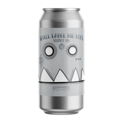 Picture of Behemoth Small Label Big Hops Double IPA Can 440ml