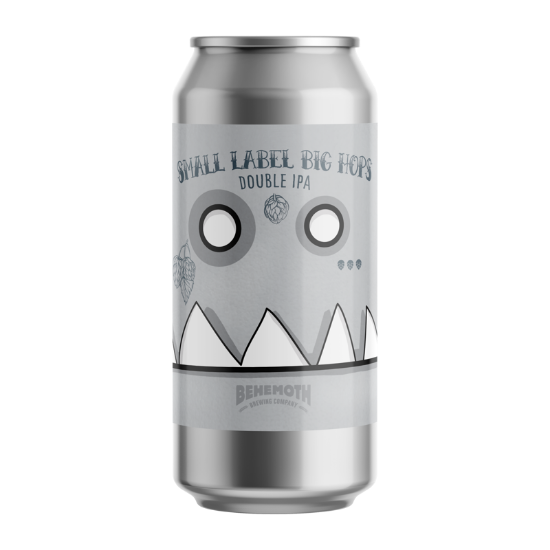 Picture of Behemoth Small Label Big Hops Double IPA Can 440ml