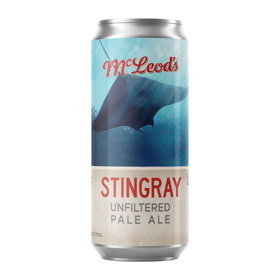 Picture of McLeod's Stingray Unfiltered Pale Ale Can 440ml