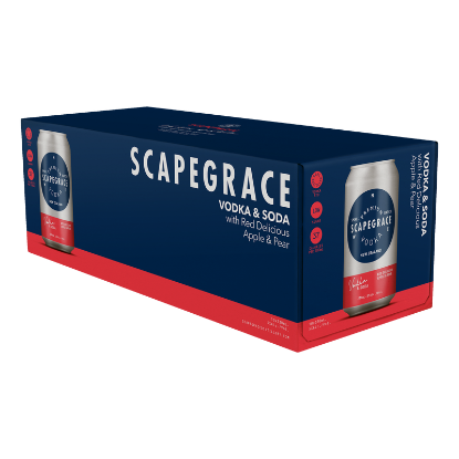 Picture of Scapegrace Vodka & Soda Apple & Pear 5% Cans 10x330ml