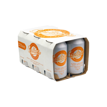 Picture of Captains Ultra Low Carb Hazy Pale Ale Cans 6x330ml