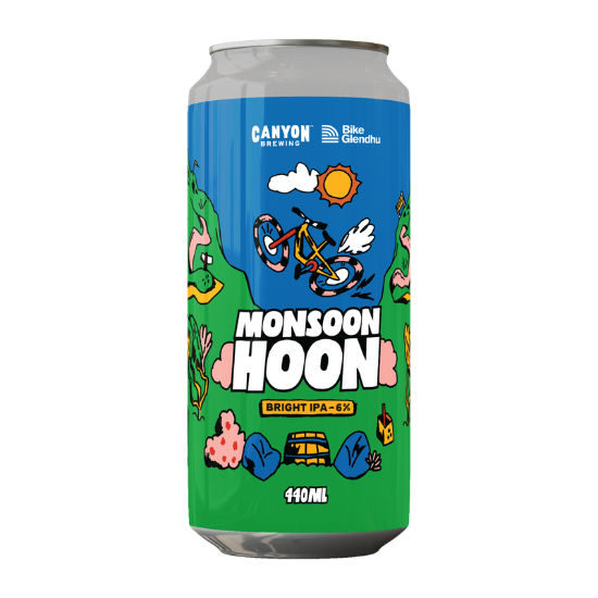 Picture of Canyon Brewing x Bike Glendhu Monsoon Hoon Bright IPA Can 440ml