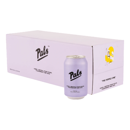 Picture of Pals Vodka Peach Passionfruit Soda 5% Cans 10x330ml
