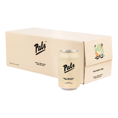 Picture of Pals Vodka Pink Guava Lime Soda 5% Cans 10x330ml