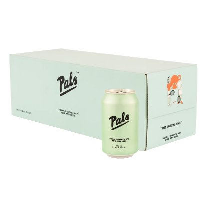 Picture of Pals Vodka Hawke's Bay Lime Soda 5% Cans 10x330ml
