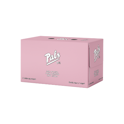Picture of Pals 0% Pink Lemon Soda Cans 6x330ml