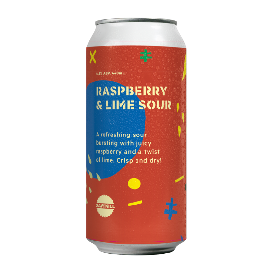 Picture of Sawmill Raspberry & Lime Sour Can 440ml