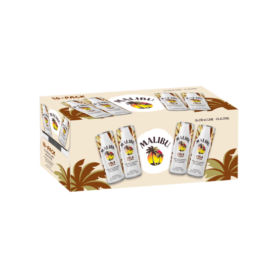 Picture of Malibu Cocktails Cola 4% Cans 10x250ml