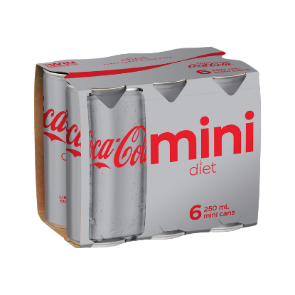 Picture of Coca-Cola Diet Mini Cans 6x250ml