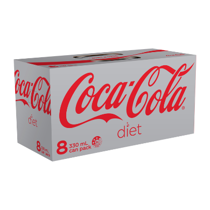 Picture of Coca-Cola Diet Cans 8x330ml