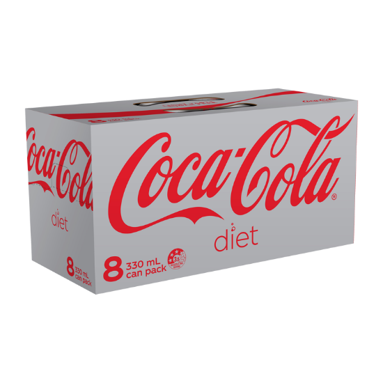 Picture of Coca-Cola Diet Cans 8x330ml
