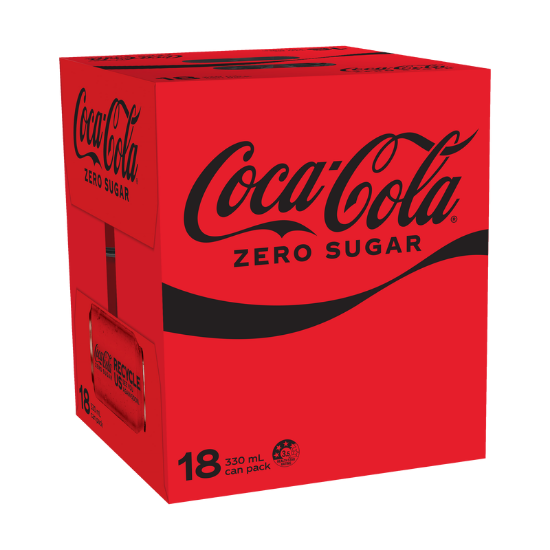 Picture of Coca-Cola Zero Sugar Cans 18x330ml