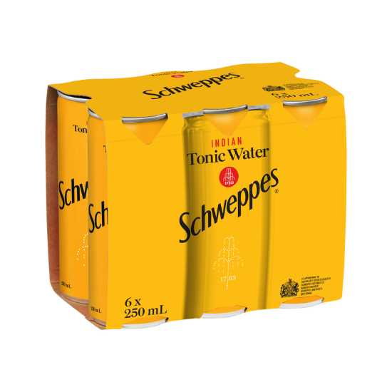 Picture of Schweppes Indian Tonic Water Cans 6x250ml