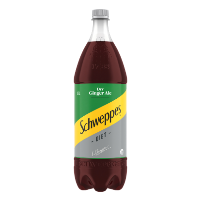 Picture of Schweppes Diet Dry Ginger Ale PET Bottle 1.5 Litre