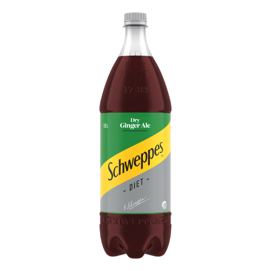 Picture of Schweppes Diet Dry Ginger Ale PET Bottle 1.5 Litre