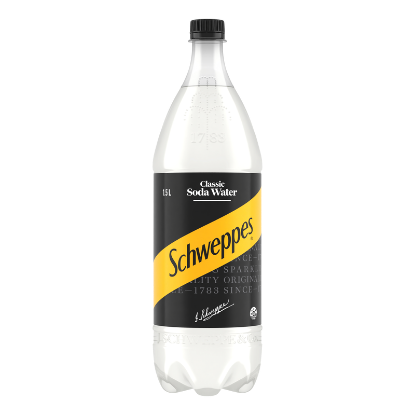 Picture of Schweppes Classic Soda Water PET Bottle 1.5 Litre