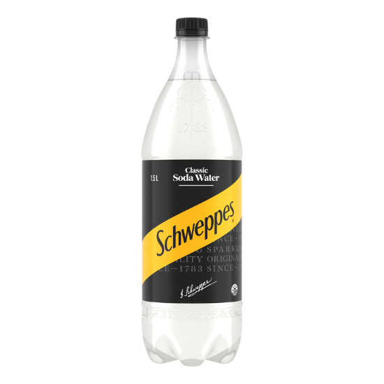 Picture of Schweppes Classic Soda Water PET Bottle 1.5 Litre