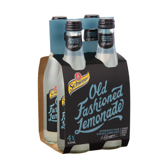 Picture of Schweppes Old Fashioned Lemonade Bottles 4x330ml