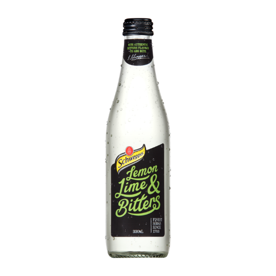 Picture of Schweppes Lemon Lime & Bitters Bottle 330ml