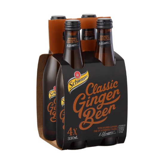 Picture of Schweppes Classic Ginger Beer Bottles 4x330ml