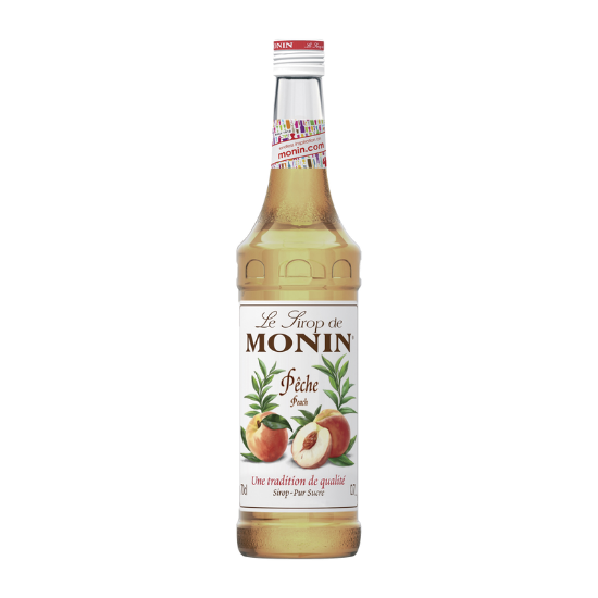 Picture of Monin Peach Syrup Bottle 700ml