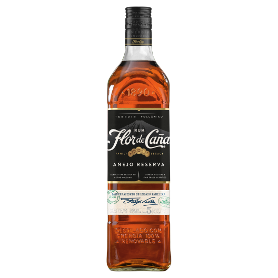 Picture of Flor de Caña 5 Añejo Reserva Gold Rum 1 Litre