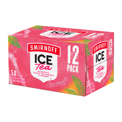 Picture of Smirnoff Ice Tea Peach 5% Cans 12x250ml