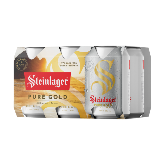 Picture of Steinlager Pure Gold Cans 6x330ml