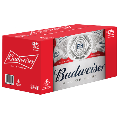 Picture of Budweiser Bottles 24x330ml