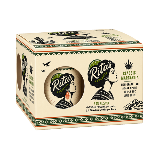 Picture of Ritas Margarita 7% Cans 4x250ml