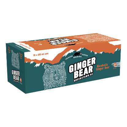 Picture of Crimson Badger Brewing Ginger Bear 4% Cans 10x330ml