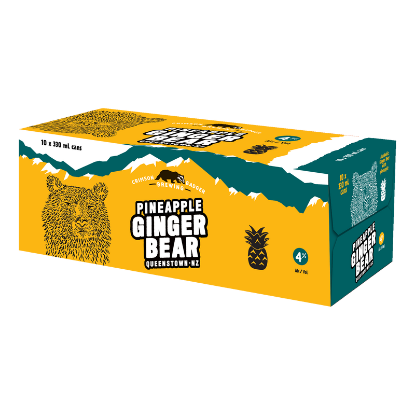 Picture of Crimson Badger Brewing Ginger Bear & Pineapple 4% Cans 10x330ml
