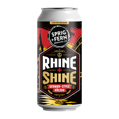 Picture of Sprig & Fern Rhine + Shine German Style Kölsch Can 440ml