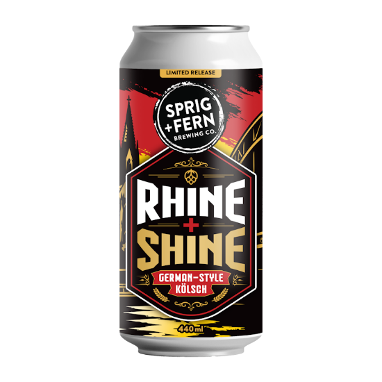 Picture of Sprig & Fern Rhine + Shine German Style Kölsch Can 440ml