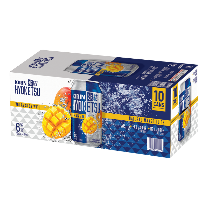 Picture of Kirin Hyoketsu Mango Vodka Soda 6% Cans 10x330ml