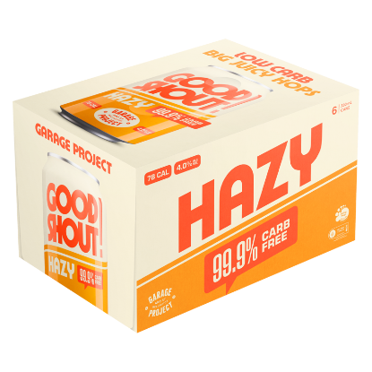 Picture of Garage Project Good Shout Hazy Ultra Low Carb Cans 6x330ml