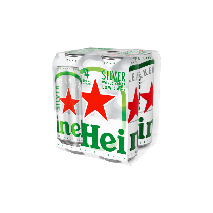 Picture of Heineken Silver Low Carb Cans 4x500ml