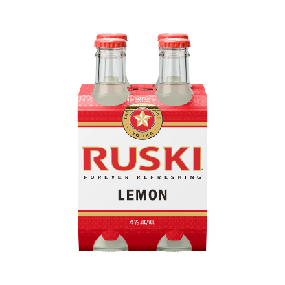 Picture of Ruski Vodka Lemon 4% Bottles 4x275ml