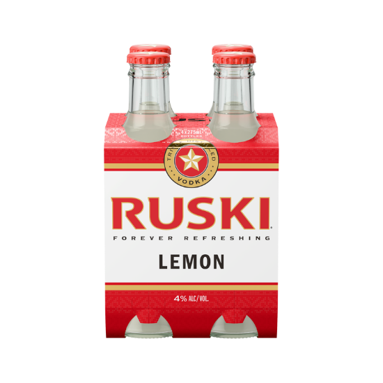Picture of Ruski Vodka Lemon 4% Bottles 4x275ml